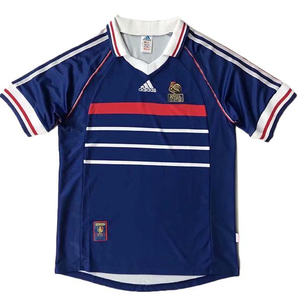 France home retro soccer jersey maillot match men's 1st sportwear football shirt 1998